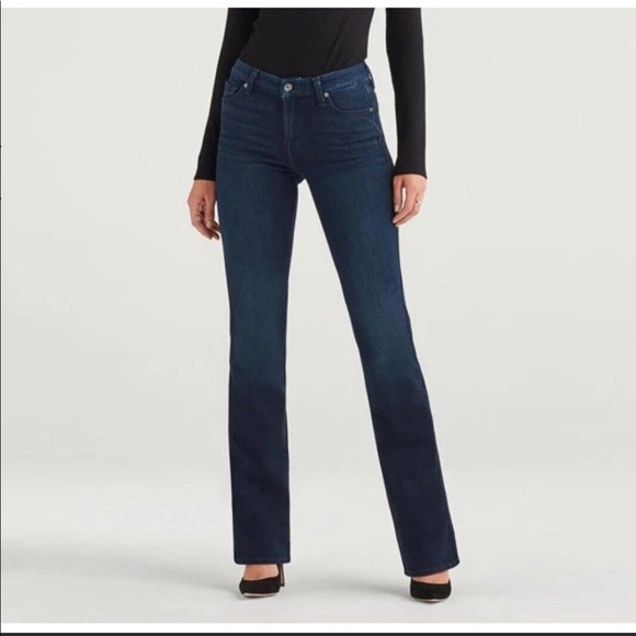 Y2K 7 for All Mankind Kimmie Straight Leg Jean Size 29 - Picture 1 of 7